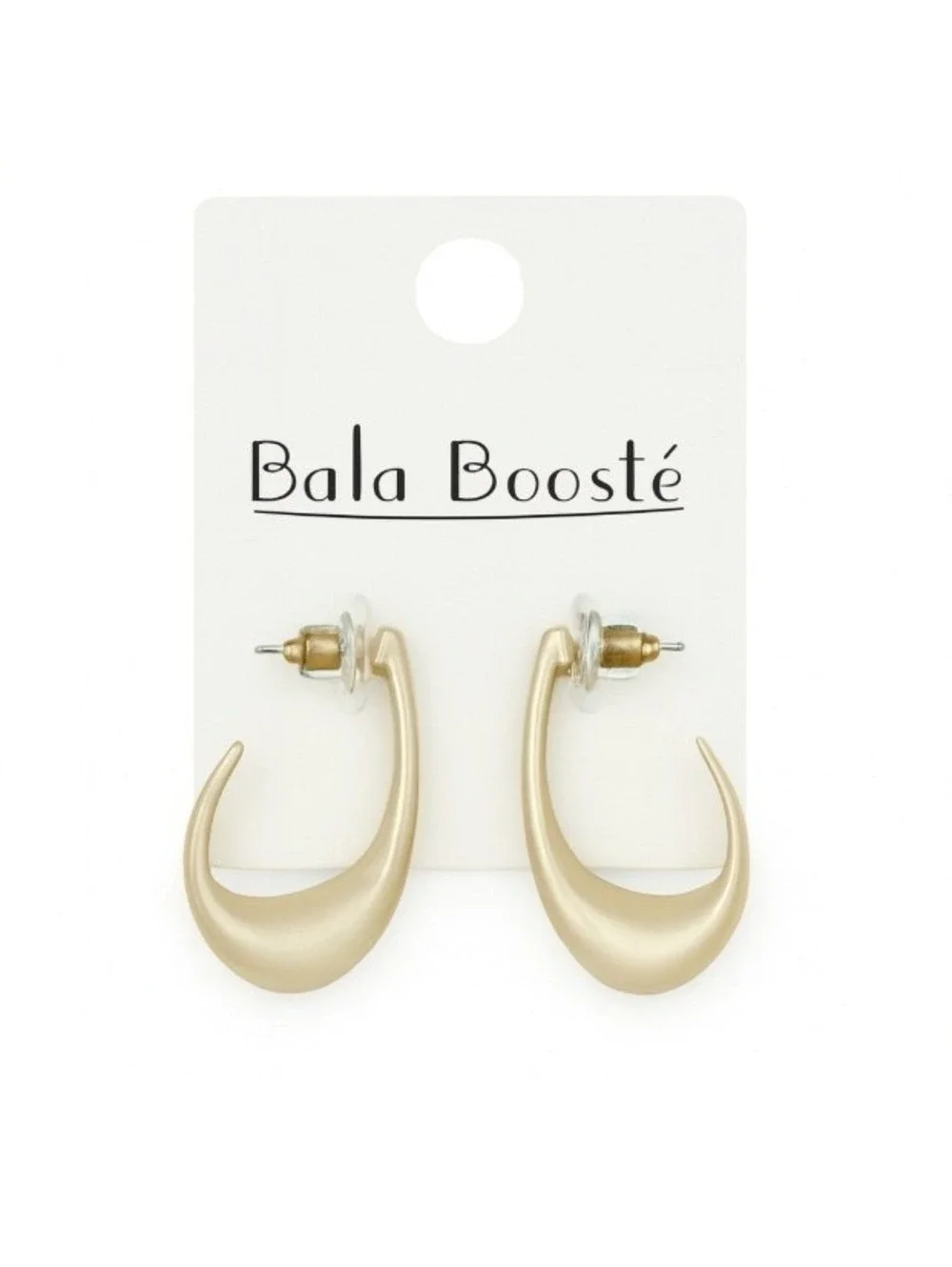 Bala Boosté Women's Gold Tone Hoop Earrings